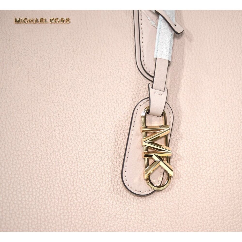 Michael Kors Soft Pink Leather Eliza XL Extra Large Tote Bag NWT - Picture 2 of 5